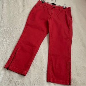 DYNY Cropped Zipper Leg Jeans